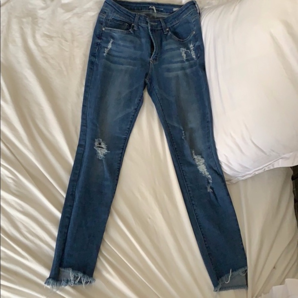NWOT A’2nd Cropped Skinny Jeans